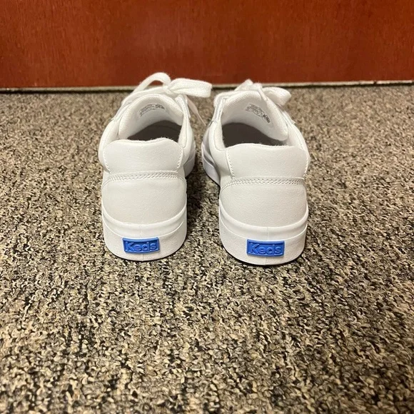 White Leather Sneakers - Picture 3 of 4